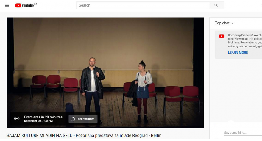 Premijera pozorišne predstave “Beograd – Berlin” (Video)