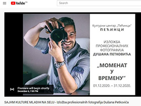 Otvaranje izložbe fotografija i razgovor sa autorom Dušanom Petkovićem (Video)