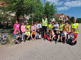 Šimanovački đaci obeležili Međunarodni dan bicikla