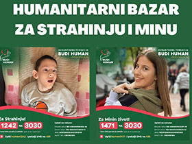 Humanitarni bazar za Strahinju i Minu