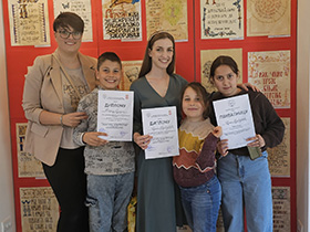 Nagrađeni kaligrafski radovi učenika iz Deča