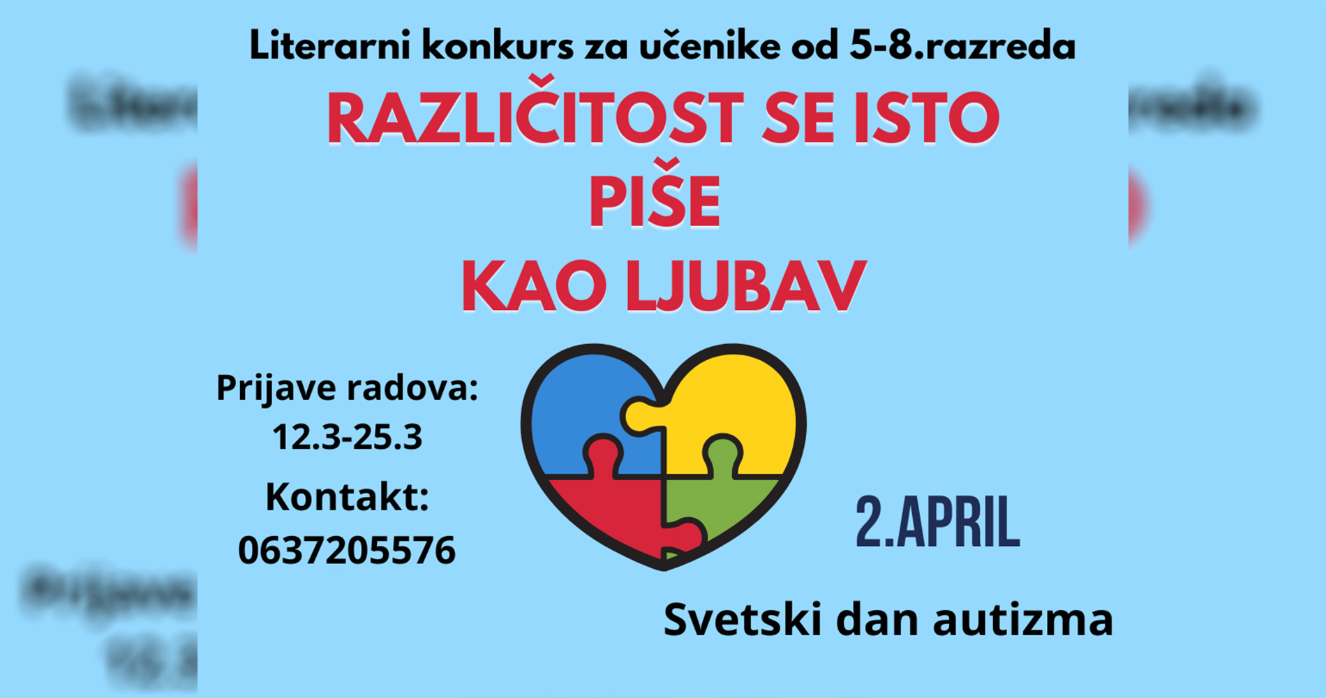 Otvoren literarni konkurs Razlikovnice