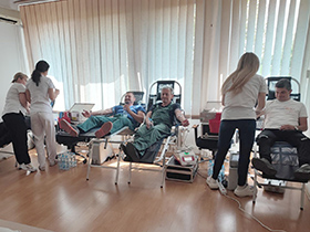 Krv dobrovoljno dalo 35 zaposlenih u pećinačkoj šećerani