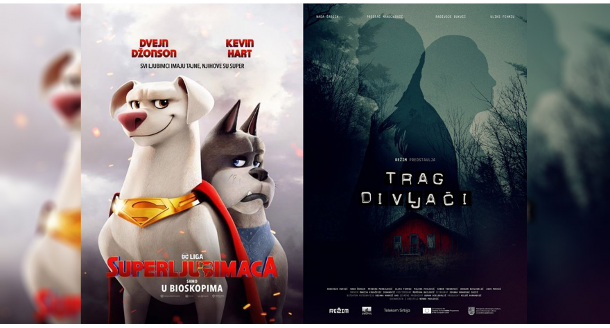„Лига суперљубимаца“ и „Траг дивљачи“  у биоскопу пећиначког Културног центра