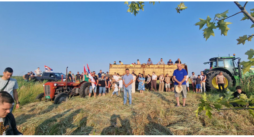 Ratarska litija u Pećincima