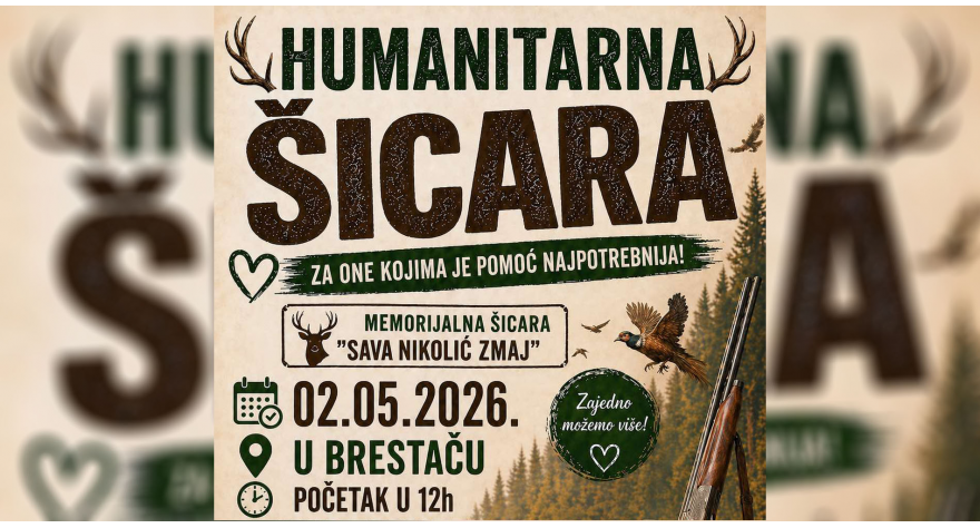 Humanitarna šicara “Sava Nikolić Zmaj” 2. maja u Brestaču