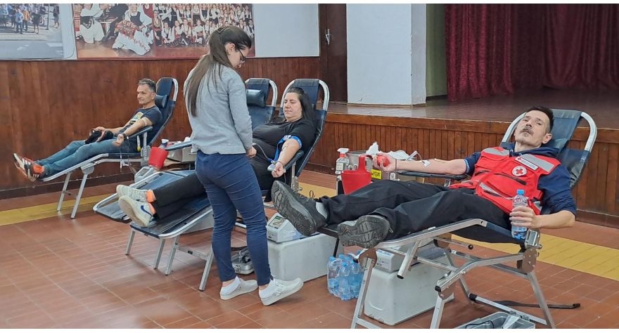 У две акције крв дало 45 добровољних давалаца
